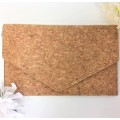 9162 - CORK MATERIAL CLUTCH BAG